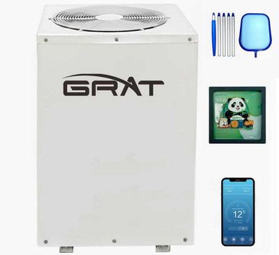 Full Inverter Heat Pump for Hot Tub and Bath, 35,000 BTU Electric Swimming Pool