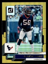 2022 Donruss Football Press Proof Premium Set Break Front and Back Scans # 1-200