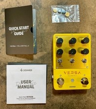 Pedal efecto retardo y reverberación Donner Yellow Fall II pedal retardo para guitarra eléctrica