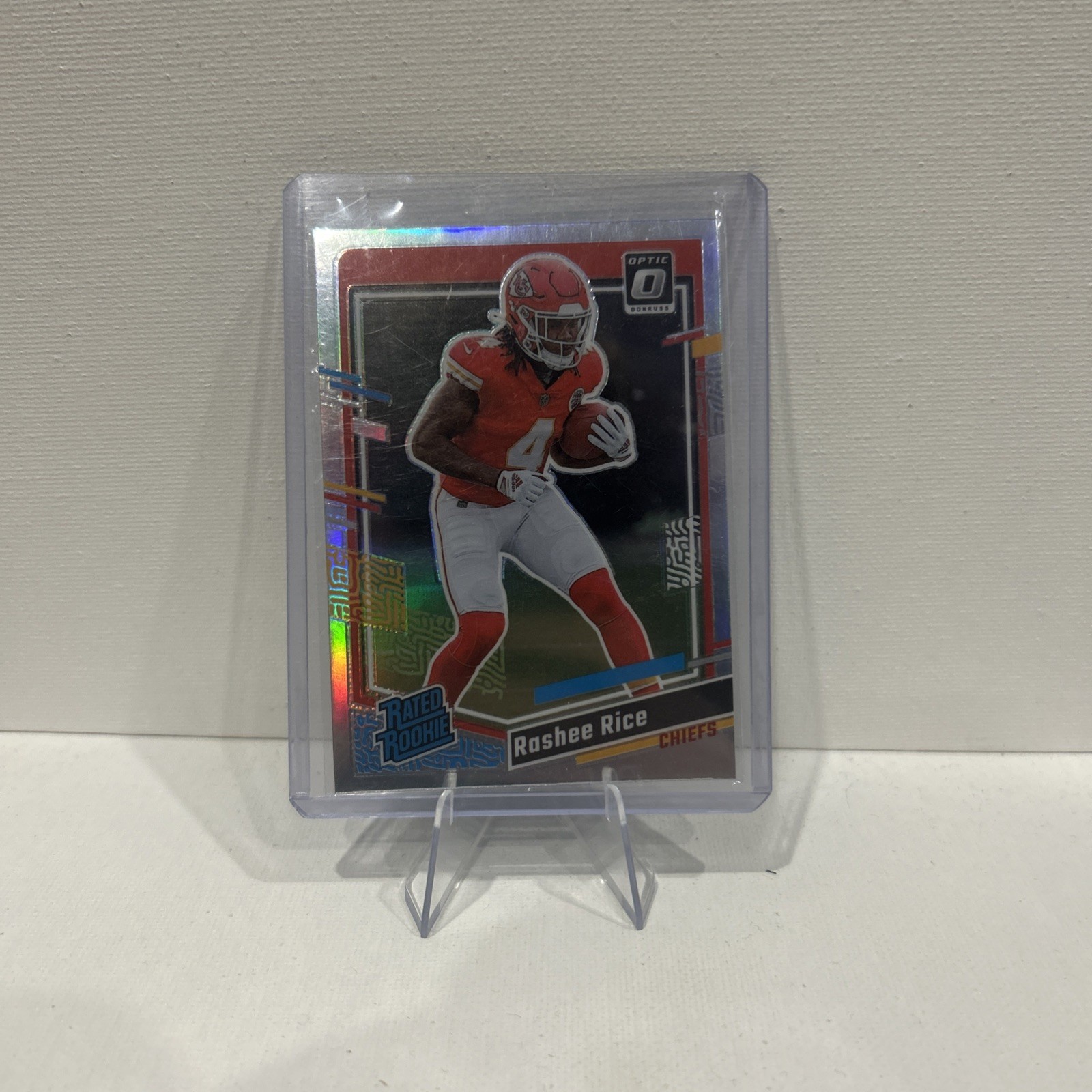 2023 Panini Donruss - Rated Rookie Rashee Rice #350 Optic Preview Holo Prizm...