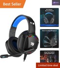 Professional Blue A36 Gaming Headset with Noise Isolation and Mic - PC & Console