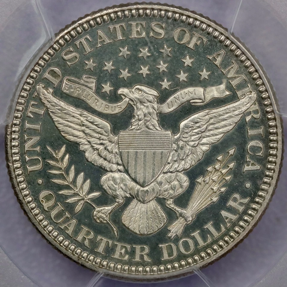 1901 25c Barber Quarter - PCGS PR 65 CAM - Image 2 of 4