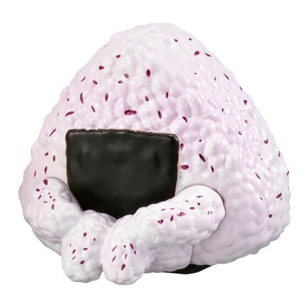 Machibouke Bento 3 Mini Figura Rojo Shiso Onigiri Espera Pose Mascota