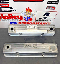 Holley Sbc Chevy V-8 Valve Covers 103r-50b Chevy 350 400 Vintage Mt Polished Holley Sbc Chevy V-8 Valve Covers 103r-50b Chevy 350 400 Vintage Mt Polished