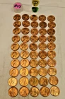 1945 Lincoln Wheat Cent  ROLL S - BU - Uncirculated