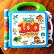 Leap Frog Learning Friends 100 Words Book English Spanish Interactive Learning
