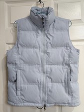 Musto Performance Down Feather Filled Light Blue Body Warmer Gilet Vest Size 12