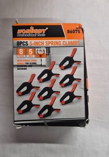 HORUSDY 5" Spring Clamps x8 BNIB CG T07