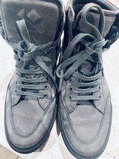 Koio Sneakers Mens 41 Gray Leather Primo High Top Italy Athletic