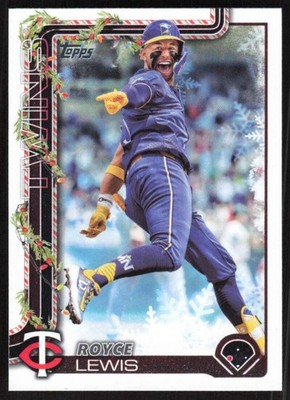 2025 TOPPS HOLIDAY #H194 ROYCE LEWIS MINNESOTA TWINS BASEBALL