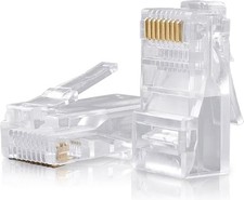 SHD RJ45 Connectors Crimp Ends 8P8C UTP Network Plug for x 100Pcs