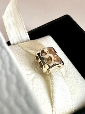 Pandora 14k Yellow Gold Tunnel of Love Charm #750299 G585 ALE