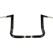 KST Kustoms Black 1 1/2" Patriot Bagger 12" Rise Handlebars PB22-12HG