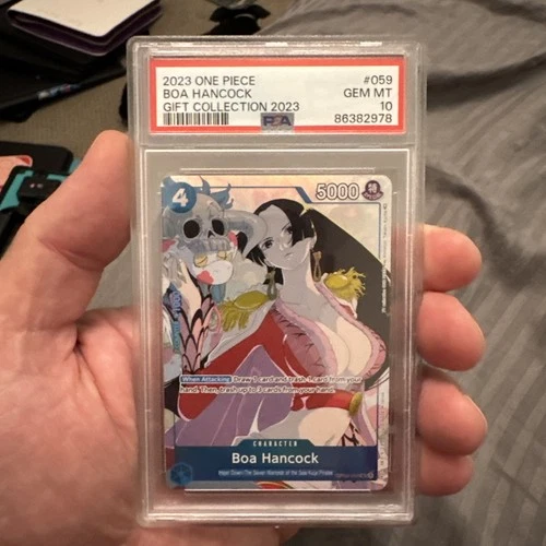 2023 One Piece Card Gift Collection Promo Boa Hancock OP02-059 PSA 10 Gem Mint