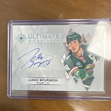 Upper Deck Jared Spurgeon Wild Ultimate Signatures #US-SP 2023-24