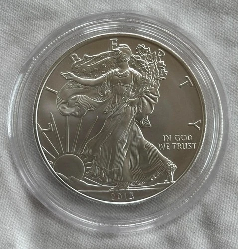 2013 WALKING LIBERTY AMERICAN EAGLE .999 FINE SILVER DOLLAR COIN 1oz. $1 USA