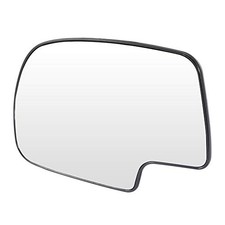 Driver Side Non-Heated Manual Mirror Glass Compatible with Chevy Silverado,