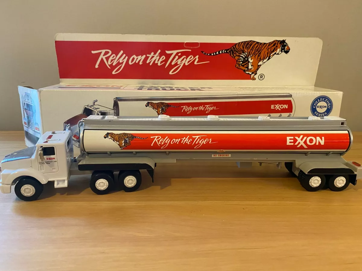 Toy Tanker Truck Exxon Collectors Series Rely on the Tiger Semi