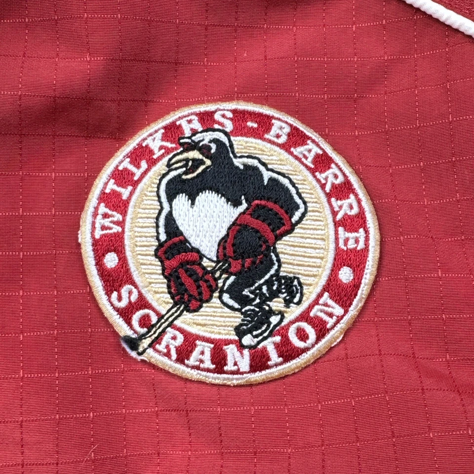 Chaqueta WBS Penguins Jóvenes Niños S/M Easton Hockey Forrada Cremallera Completa Pittsburgh AHL Foto 3 de 4