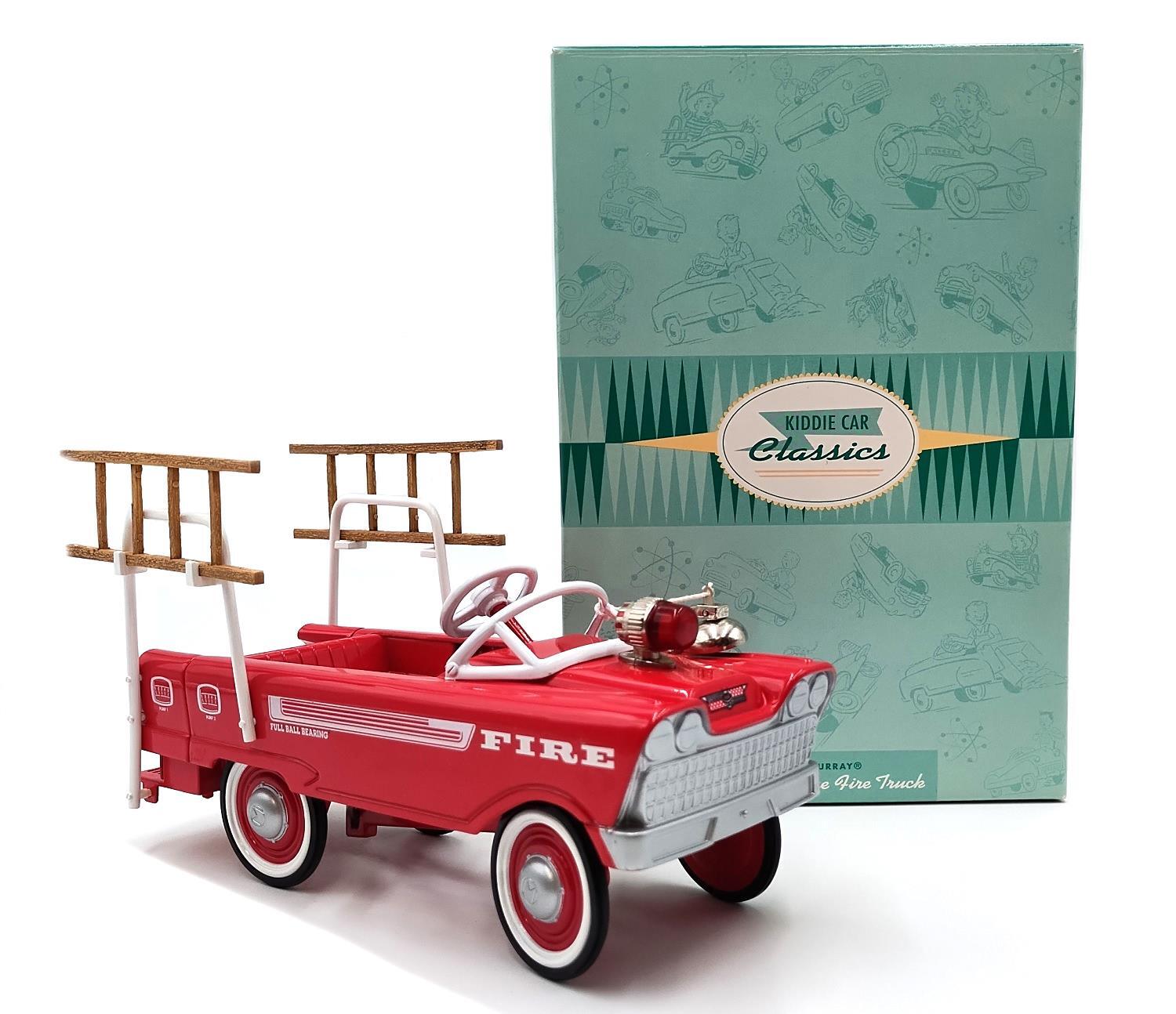 New Hallmark Kiddie Car Classics - 1962 Murray Super Deluxe Fire Truck Pedal Car