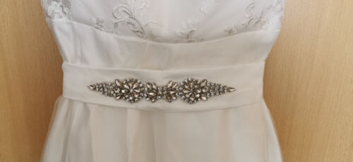 Brautkleid Vintage 60er, Spitze, A-Linie, Rückenfrei, Gr. 44, elfenbein - Bild 4 von 4