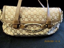 St. John Italian Beige Satchel Handbag