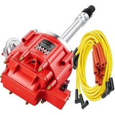 HEI Distributor 65K Coil with Spark Plug Wires 9000RPM, HEI Distributor for C...