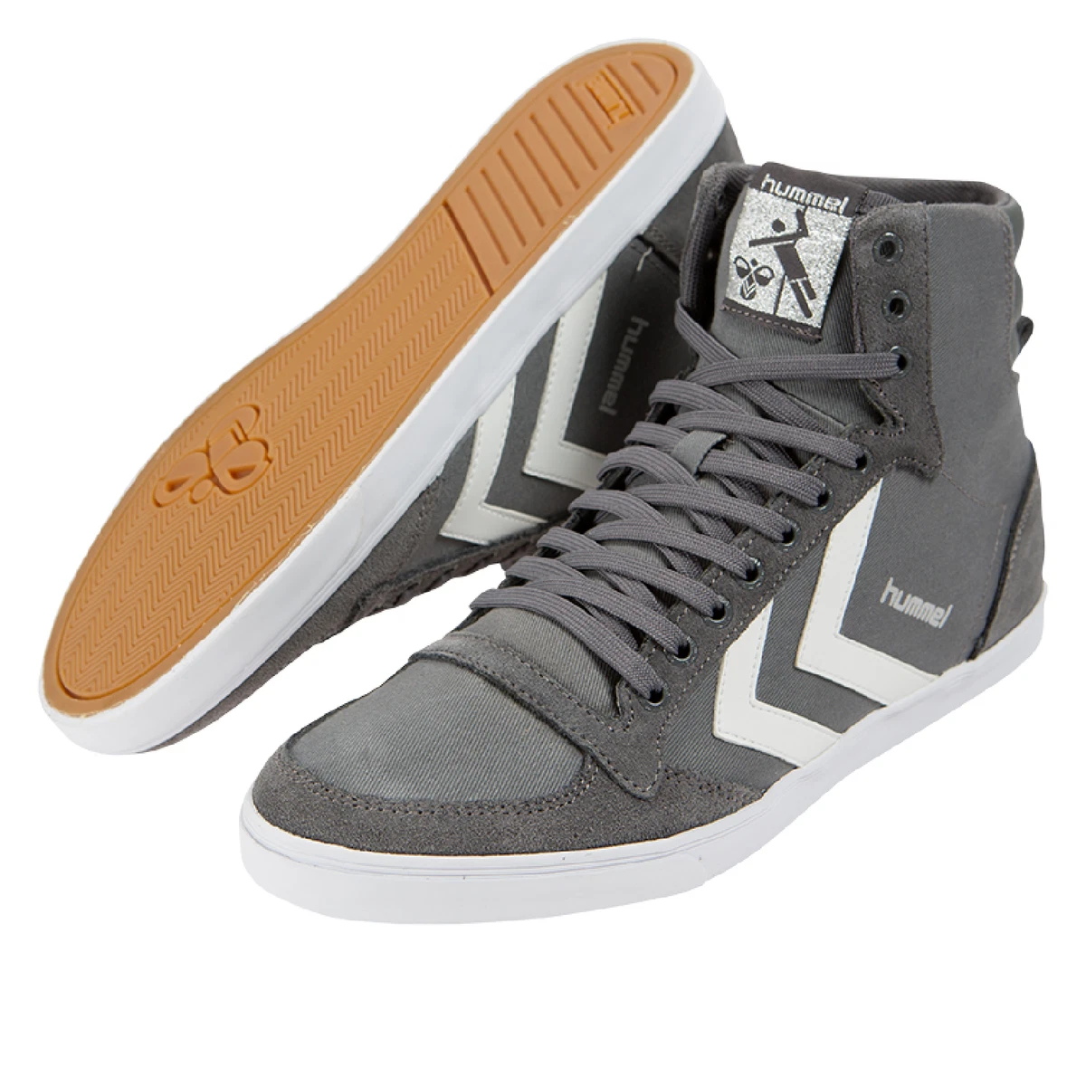 Hummel Slimmer Stadil High Lifestyle Sneaker Shoes Trainers gray 063511 2651 WOW