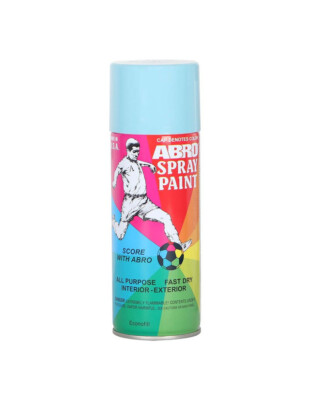 Abro Spray Paints For Multipurpose Use 8oz - Light Blue - Made In USA