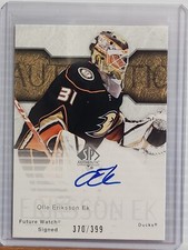 Olle Eriksson Ek 2023-24 SP Authentic Future Watch Auto card #’d /399 Ducks