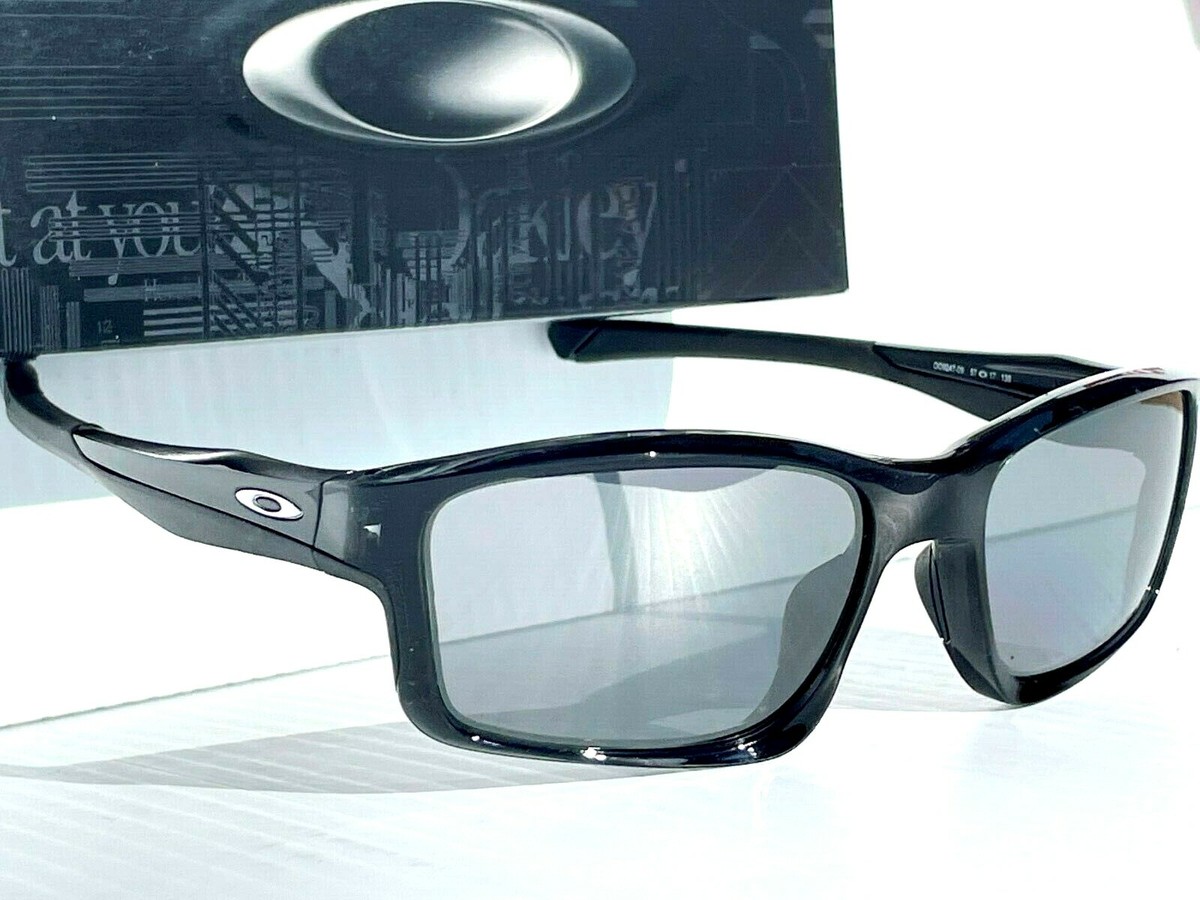 NEW* OAKLEY CHAINLINK Black Ink w POLARIZED Black Iridium Lens