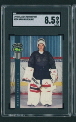 Manon Rheaume Rookie 1992 Classic Four Sport Manon Rheaume ROOKIE RC #224 SGC 8.5 NM-MT+ | eBay