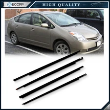 For 2004-2009 Toyota Prius Front & Rear Door Window Seal Belt Molding