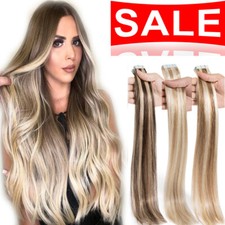 100 Real Human Hair Tape In Russian Remy Human Hair Extensions 40pcs 100gram US