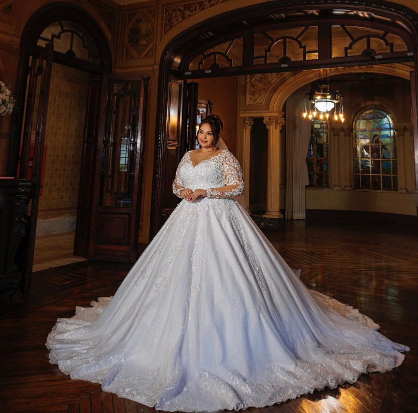 big wedding dresses Gorgeous Ball Gown Dress - Beaded Crystal Neck Lace-Up Bridal Gown with Full Petticoat length train adds a touch of grandeur to your walk down the aisle Chic A-line One Shoulder White
