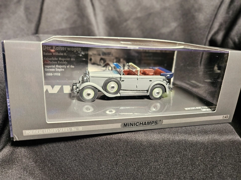 Paul's Model Art Mercedes-Benz 770K Cabriolet Wilhelm II escala 1:43 Inv. #3660 - Imagem 2 de 3