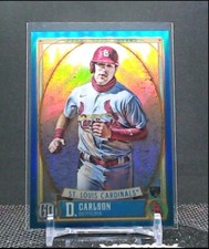 2021 Topps Gypsy Queen Dylan Carlson Chrome Blue /99 Cardinals