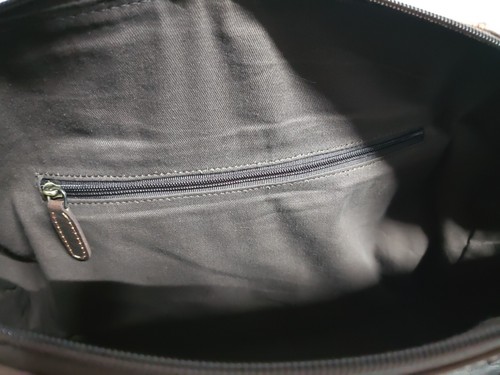 Paul & Taylor Genuine Leather Hunter Weekender Duffle Bag NWT - Picture 9 of 12