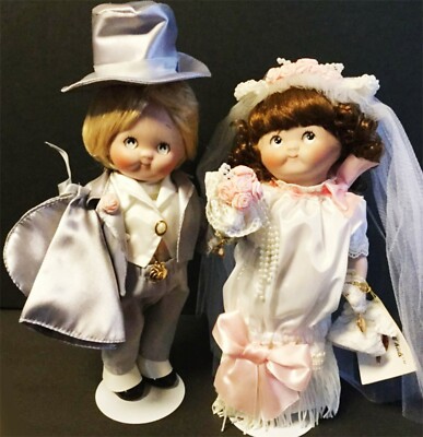 PATRICIA LOVELESS ANTIQUE REPRODUCTION 10 in GOOGLY CAMPBELL SOUP KID'S DOLLS