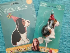 NEW! PIONEER WOMAN CHARLIE BIRTHDAY CANDLE HOLDER + MYLAR BALLOON