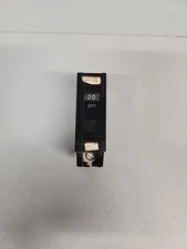 GE THQB1120 1 Pole 20 Amp 120/240V AC Bolt On General Electric Breaker
