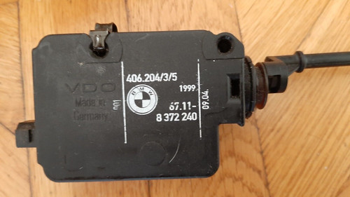 BMW 3er E46 ZV Stellmotor Tankklappe Tank 8372240 Tankverschluss