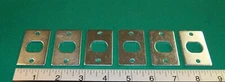 Anchor metal plates to hold cam locks in place  - qty. 6 for 1 price - New 