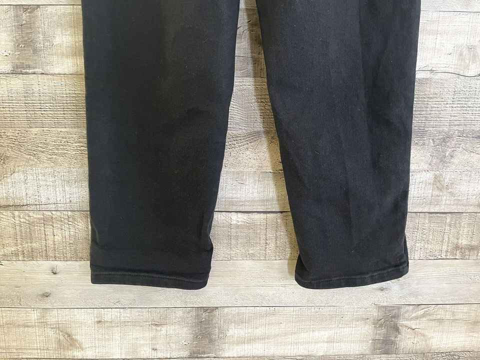 NWT Sonoma Girlfriend Crop MATERNITY Jeans Womens L LMAT Black Kohl's