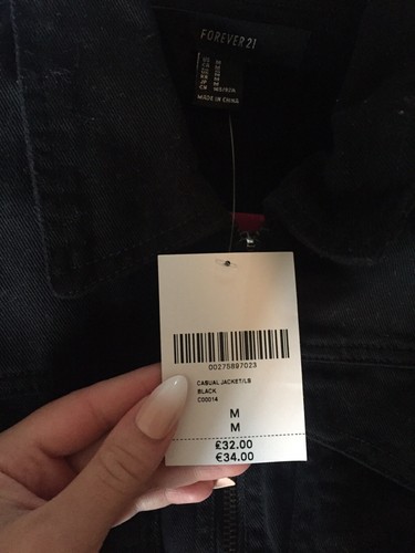 Black Denim Jacket small - Picture 3 of 10