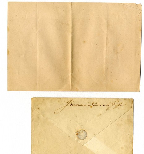 1838  LETTER COVER MINISTER OF THE KING'S HOUSE & KING'S SERVICE  ROYAL INVITE - Picture 2 of 2