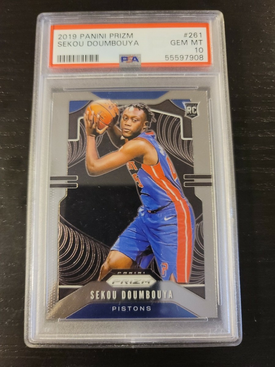 2019-20 Panini Prizm Sekou Doumbouya RC Rookie #261 PSA 10 Pistons 