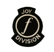 JOY DIVISION Patch Iron/Sew on Embroidered Goth Rock New Wave New Order The Cure