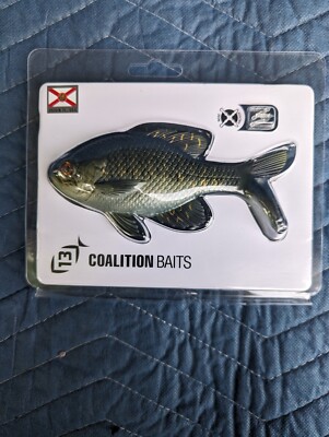 13 Fishing Coalition Baits The Gill Soft Swimbait Rusty Bream - New!