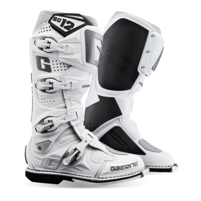 Gaerne SG12 Motocross White Boots Size 9 - 2174-074-9